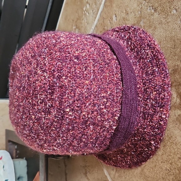 Betmar New York vintage cloche maroon woamns hat - Picture 1 of 14